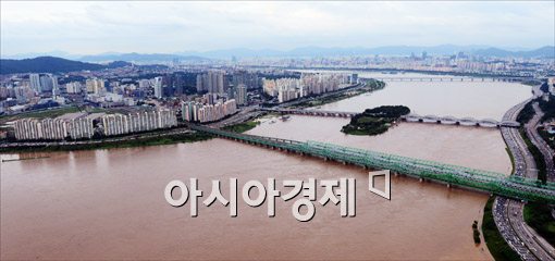 [포토]흙탕물 한강