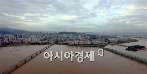 [포토]흙탕물 속 한강