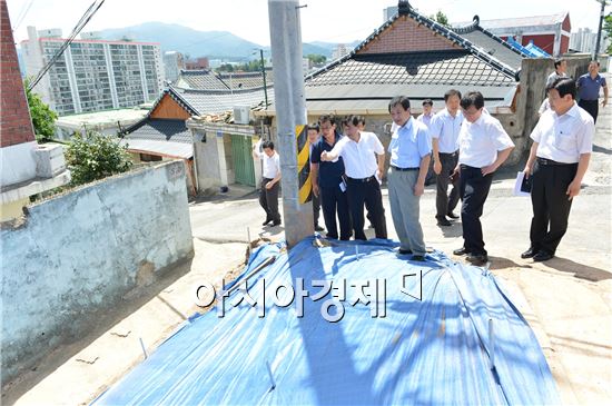 [포토]광주 남구, 찾아가는 구청장실 운영 
