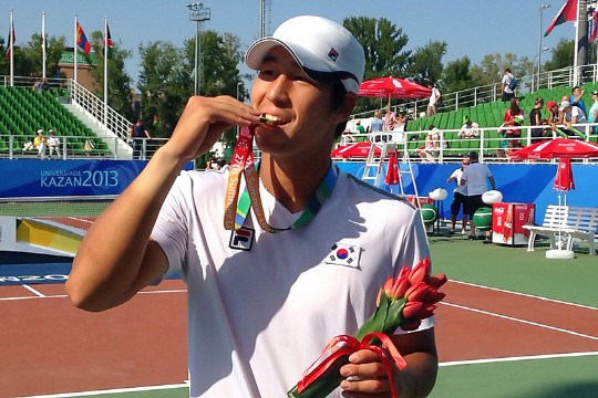 임용규, 하계U 테니스 남자단식 금메달…2연속 2관왕