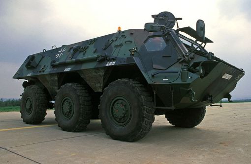 티센헨셀이 생산중인 푹스 병력수송장갑차
