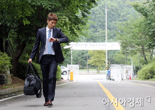 [포토] 하대성 '늦지 않았지?'