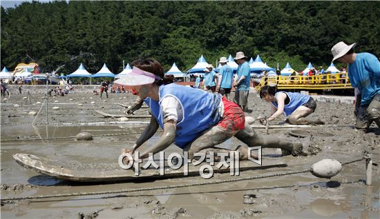 보성군, 갯벌에서 에코 힐링을....