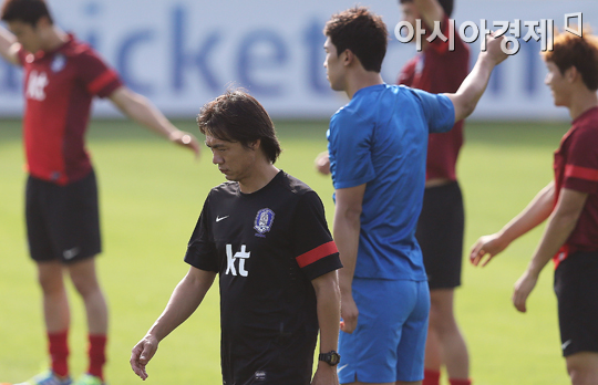 [포토] 홍명보 감독의 머릿속엔?