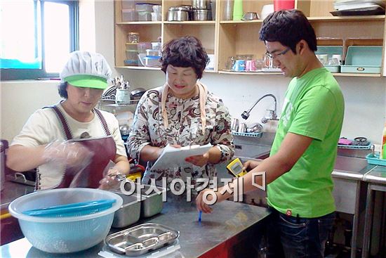 함평군 식중독 예방위한 집중관리업소 위생점검 실시