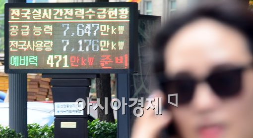[포토]장맛비 주춤에 전력 '준비' 단계 