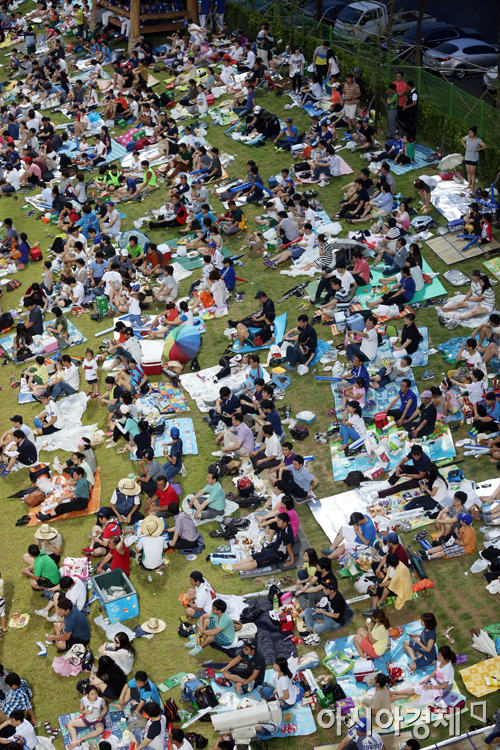 [포토] 소풍처럼 즐기는 프로야구 올스타전