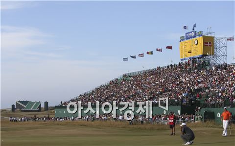 [골프포토] 뮤어필드 "여기가 승부홀~"