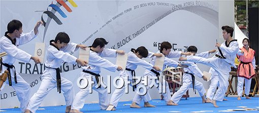 [포토]'태권도 격파 시범'