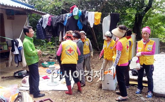 강진군자원봉사센터, “고통 나눔”봉사활동 훈훈