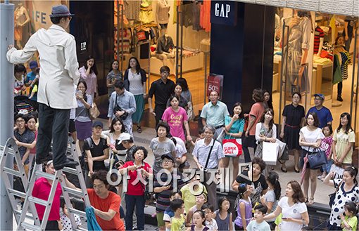 [포토]신기한 브라질 무중력 퍼포먼스