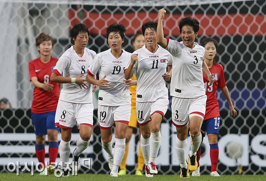 북한 여자축구대표팀 [사진=아시아경제 DB]