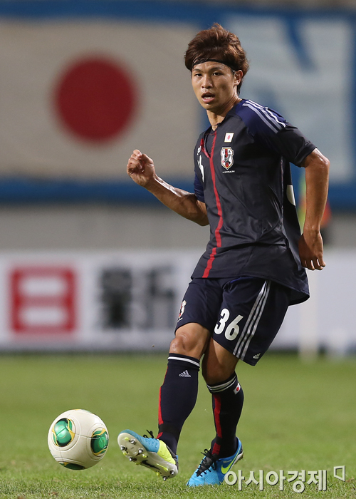 [포토] 모리시게 마사토 '유니폼 찢어진 채로'