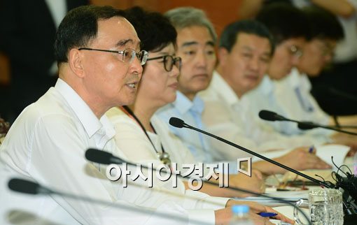 [포토]학교폭력에 단호한 태도 밝힌 정홍원 총리 