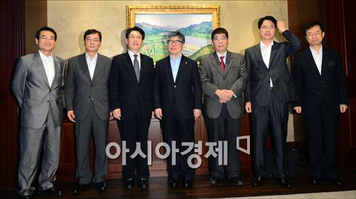 [포토]경제동향간담회 참석한 김중수 총재