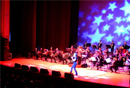 린나이 사내 관악합주단, 가수 인순이와 합동 공연