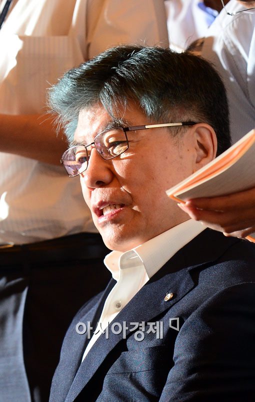 [포토]금융협의회 참석한 김중수 총재 