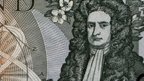 아이작 뉴튼의 초상화가 그려진 1파운드 지폐