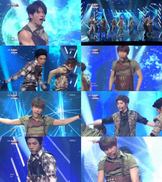 '뮤직뱅크' 인피니트, 칼군무+파워풀 매력 '무대 장악'