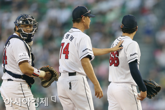 [포토] 조기강판 당하는 안규영