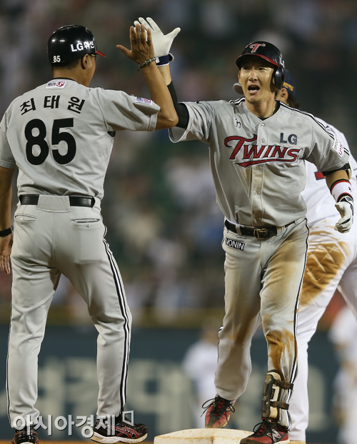 [포토] 손주인 '2타점 3루타 짜릿함~'