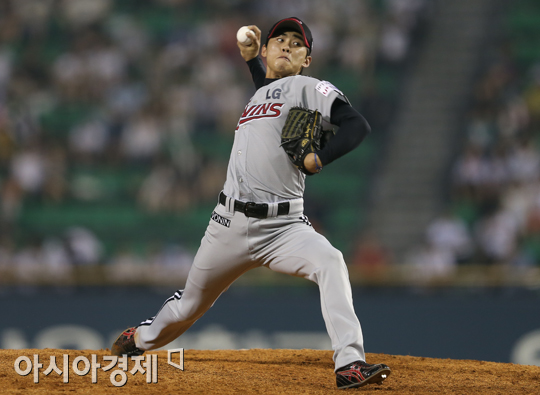 [포토] 임정우 'LG의 8번째 투수!'