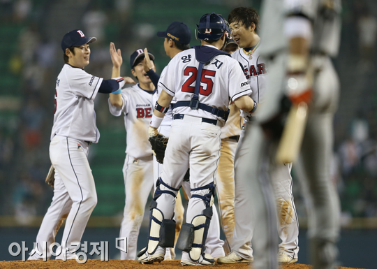 [포토] 두산 15:12 승리!