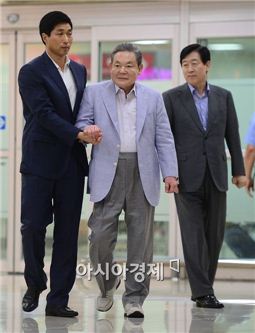 이건희 회장, 하반기 경영구상 마치고 37일만에 귀국 