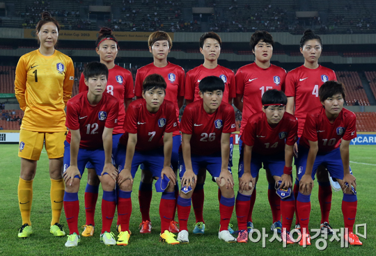 女축구대표팀, 아시안컵 중국·태국·미얀마와 한 조