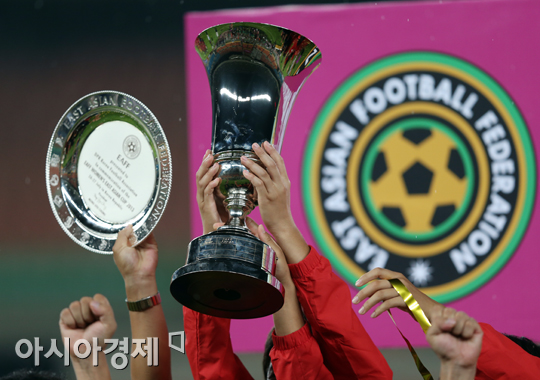 [포토] 북한, 2013 동아시안컵 여자부 우승