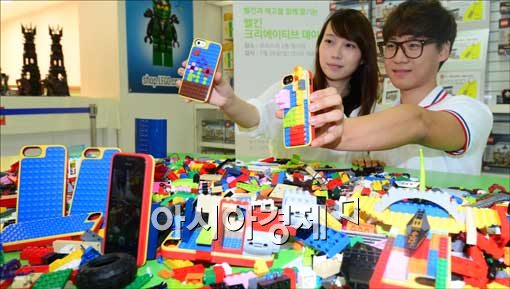 [포토]한국벨킨과 레고의 만남, 창의적인 케이스 만들어봐요~