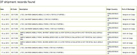 "삼성 갤럭시노트3, 세가지 화면 크기로 테스트 중"
