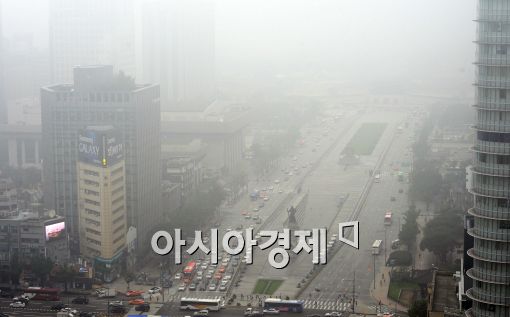 [포토]안개 도심