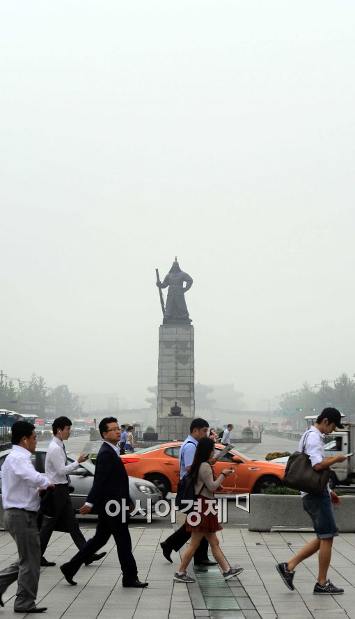 [포토]안개 속 출근