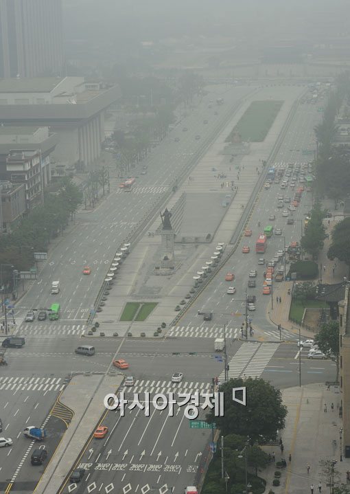 [포토]텅텅 빈 서울도심 