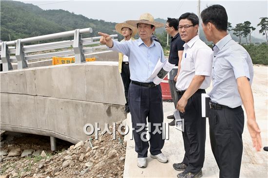 김생기 정읍 시장, 재난재해 예상지구 사전점검 나서