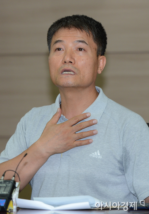 [포토] 오승우 역도대표팀 총감독 '성추행 의혹, 오해다'