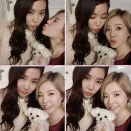 써니-티파니, 뽀뽀 포즈로 생일 축하 인증 "남성팬들 녹네 녹아"