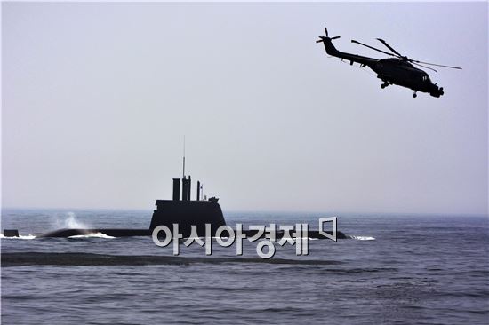 한국해군이 보유한 214급 안중근함