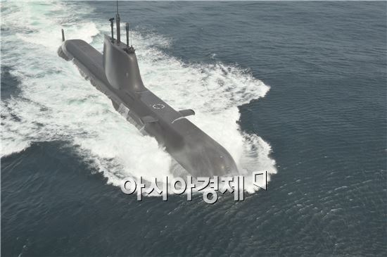 한국해군이 보유한 214급 안중근함