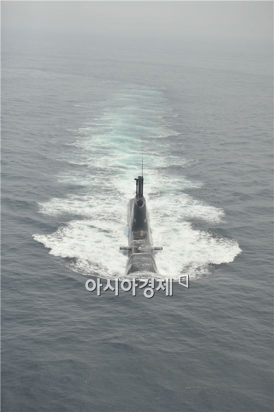 한국해군이 보유한 214급 안중근함