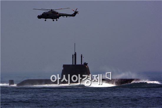한국해군이 보유한 214급 안중근함
