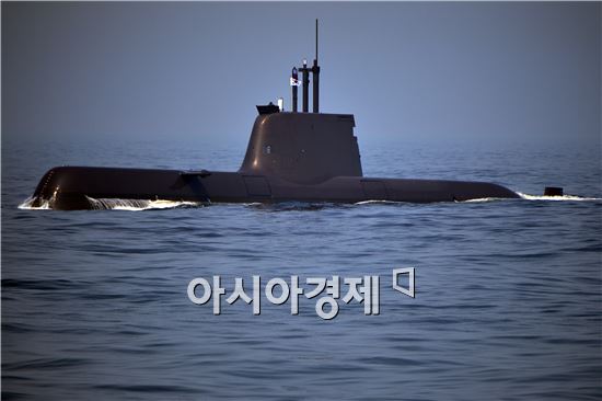 한국해군이 보유한 214급 안중근함