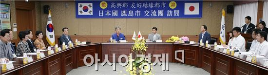 일본 가시마시 교류단, 고흥 머드림픽 참여