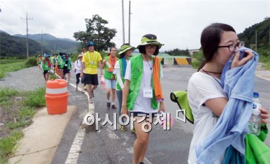 장성군, ‘청소년 자아찾기’ 도보캠프 성료   