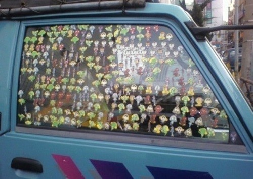 케로로 광팬 "트럭에 붙인 스티커 보면 기절할 걸?"