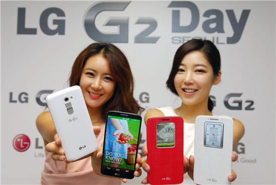 [포토]LG전자, 삼성·애플 잡을 최종병기 'LG G2' 공개