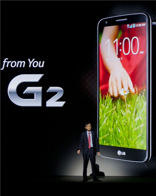 [포토]LG전자, 미국 뉴욕서 'LG G2' 공개