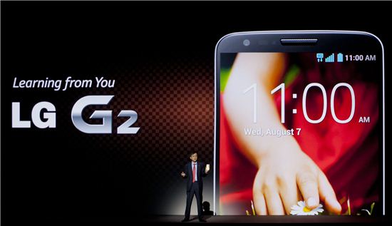 [포토]LG전자, 미국 뉴욕서 'LG G2' 공개