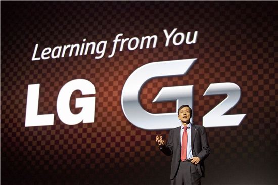 [포토]LG전자, 미국 뉴욕서 'LG G2' 공개